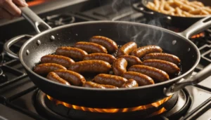 saucisse temps de cuisson